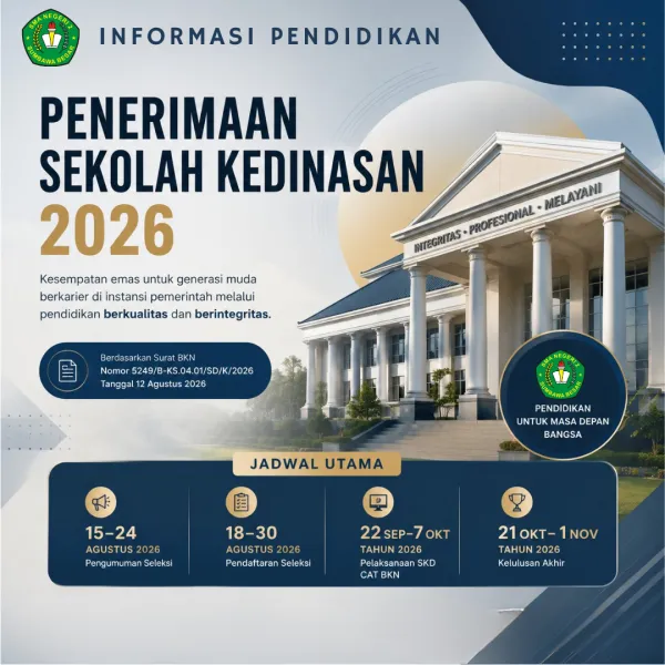 Penerimaan Sekolah Kedinasan 2026