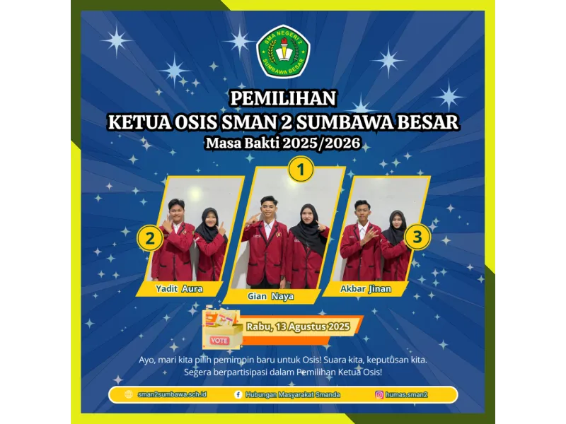 Pemilihan Ketua OSIS SMAN 2 Sumbawa Besar 2025/2026