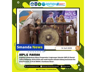 Pembukaan MPLS Ramah SMAN 2 Sumbawa Besar 2025